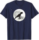 Extra Trexial an alien T-Rex on the moonlight bike tour T-Shirt - T-Shirt | Navy