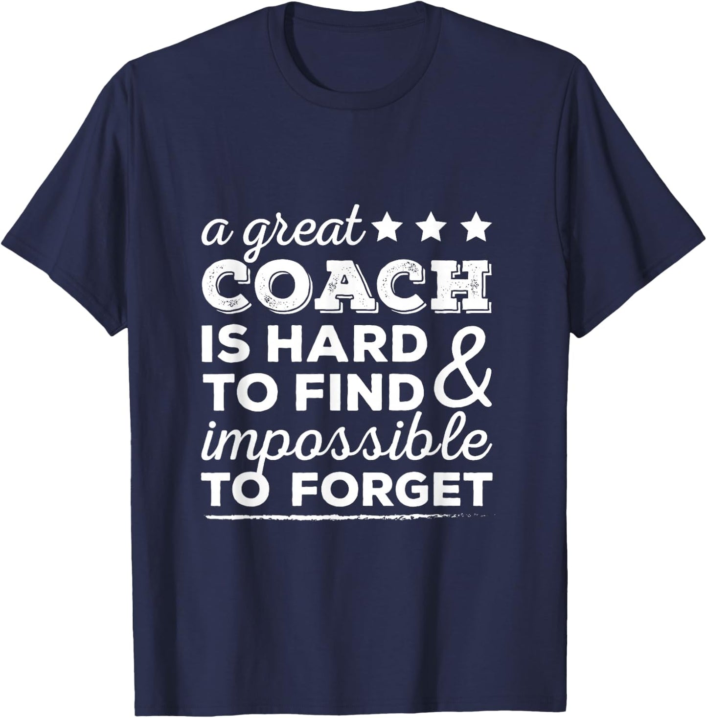 Coach Shirt, Great Coach Hard to Find T- Shirt Gift T-Shirt - T-Shirt | Navy