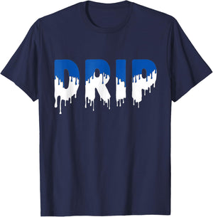 Graphic Match Hyper Blue Sneaker Royal T-Shirt - T-Shirt | Navy