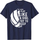 Funny Volleyball Design Girls Women Youth Teen Sports Lovers T-Shirt - T-Shirt | Navy