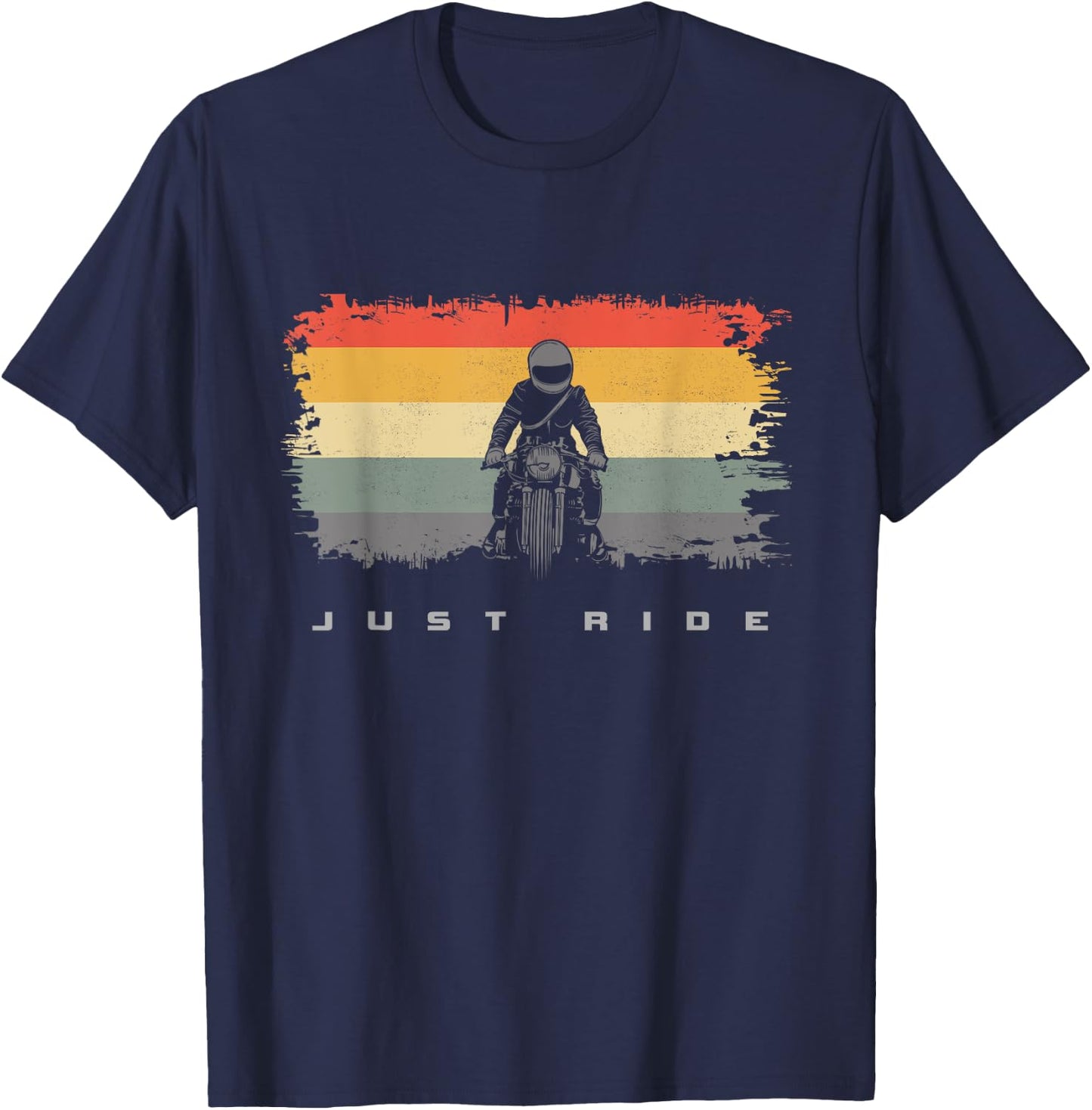 Motorcycle Apparel - Biker Motorcycle T-Shirt - T-Shirt | Navy