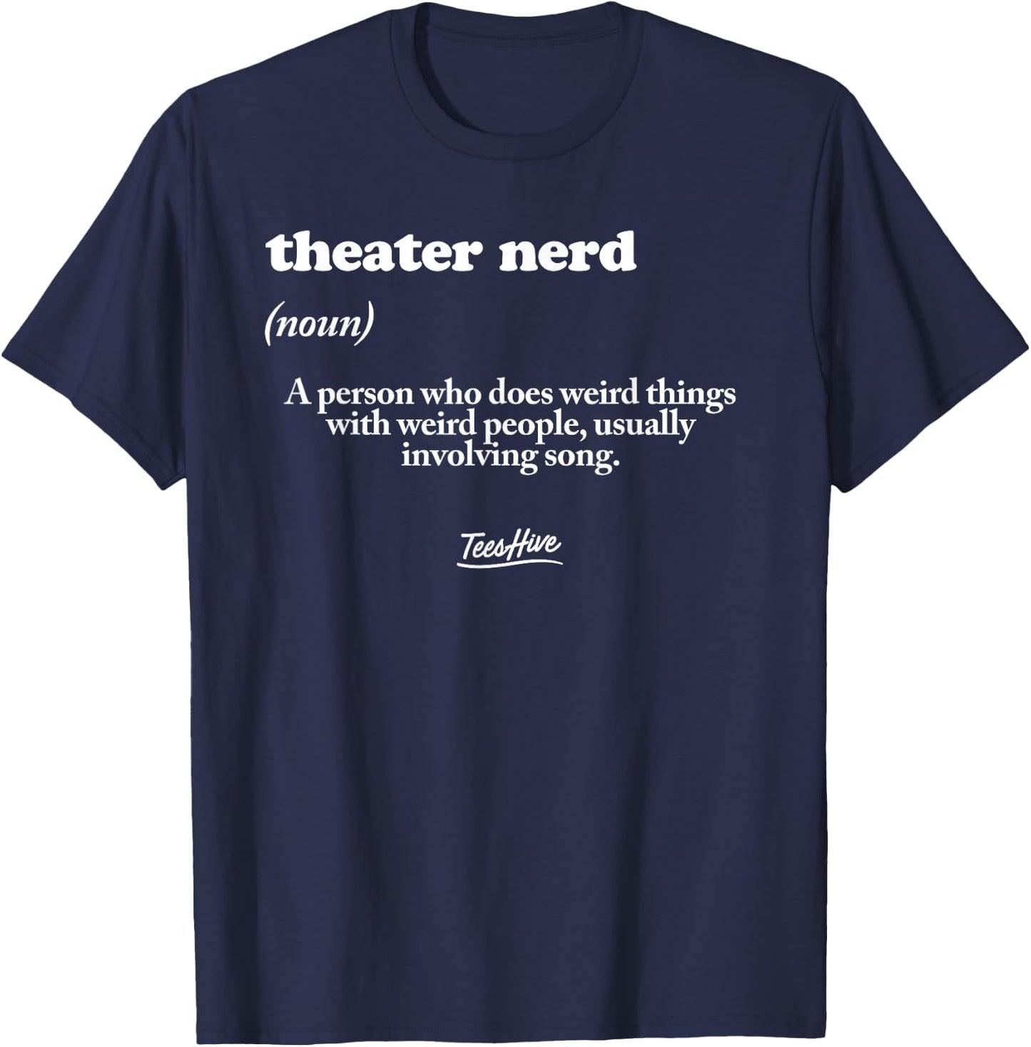 Theater Nerd - Men Theatre T-Shirt - T-Shirt | Navy