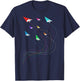 Paper Plane Men's Boys Paper Plane Pilot T-Shirt - T-Shirt | Navy