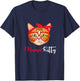 MamaKitty Cat Funny Mama Kitty Family Matching T-Shirt - T-Shirt | Navy