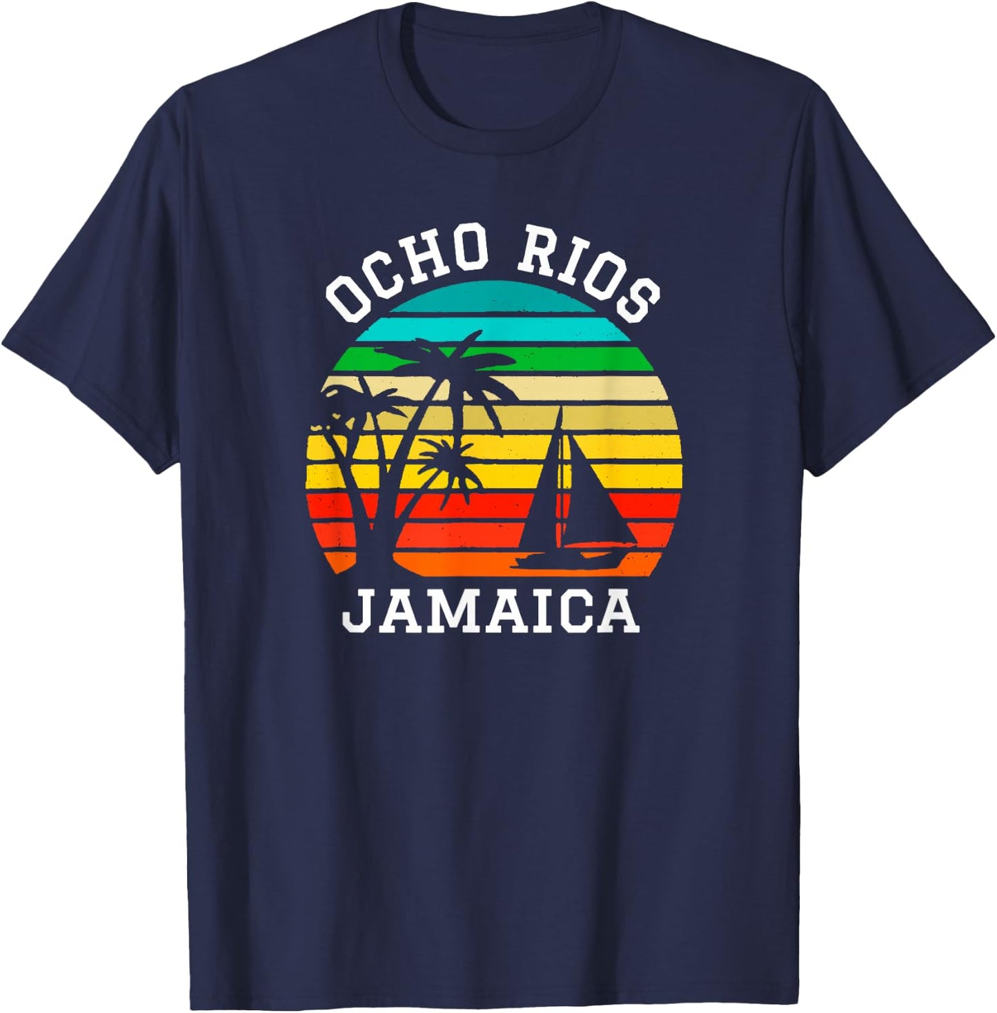 Ocho Rios Jamaica Shirt Matching Family Vacation T-Shirt - T-Shirt | Navy