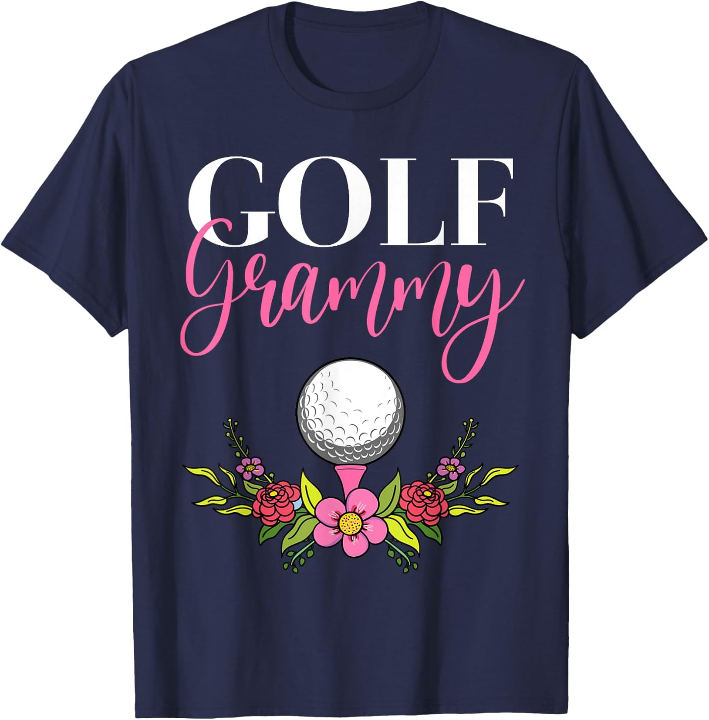 Golf Grammy Golfer Grandma T-Shirt - T-Shirt | Navy