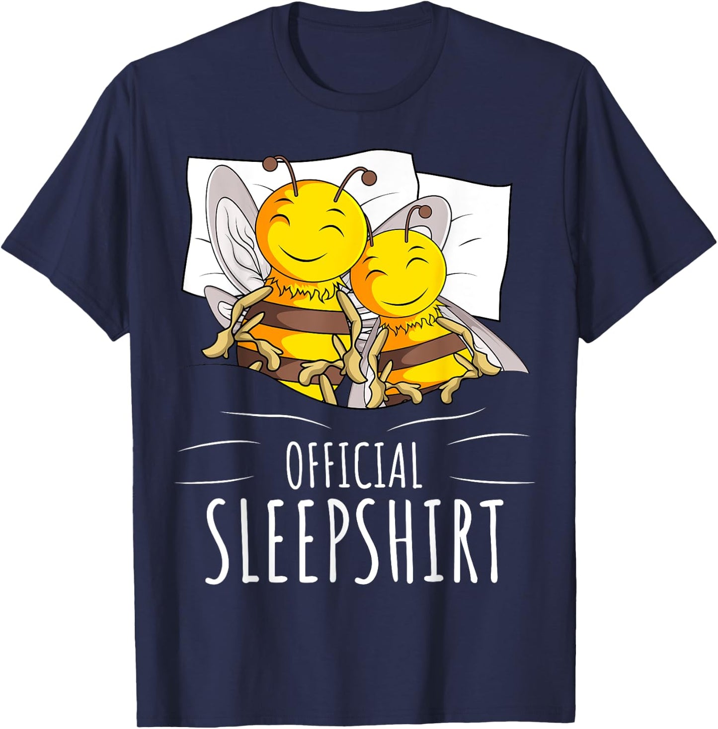 Bee Beekeeper Official Sleepshirt T-Shirt - T-Shirt | Navy