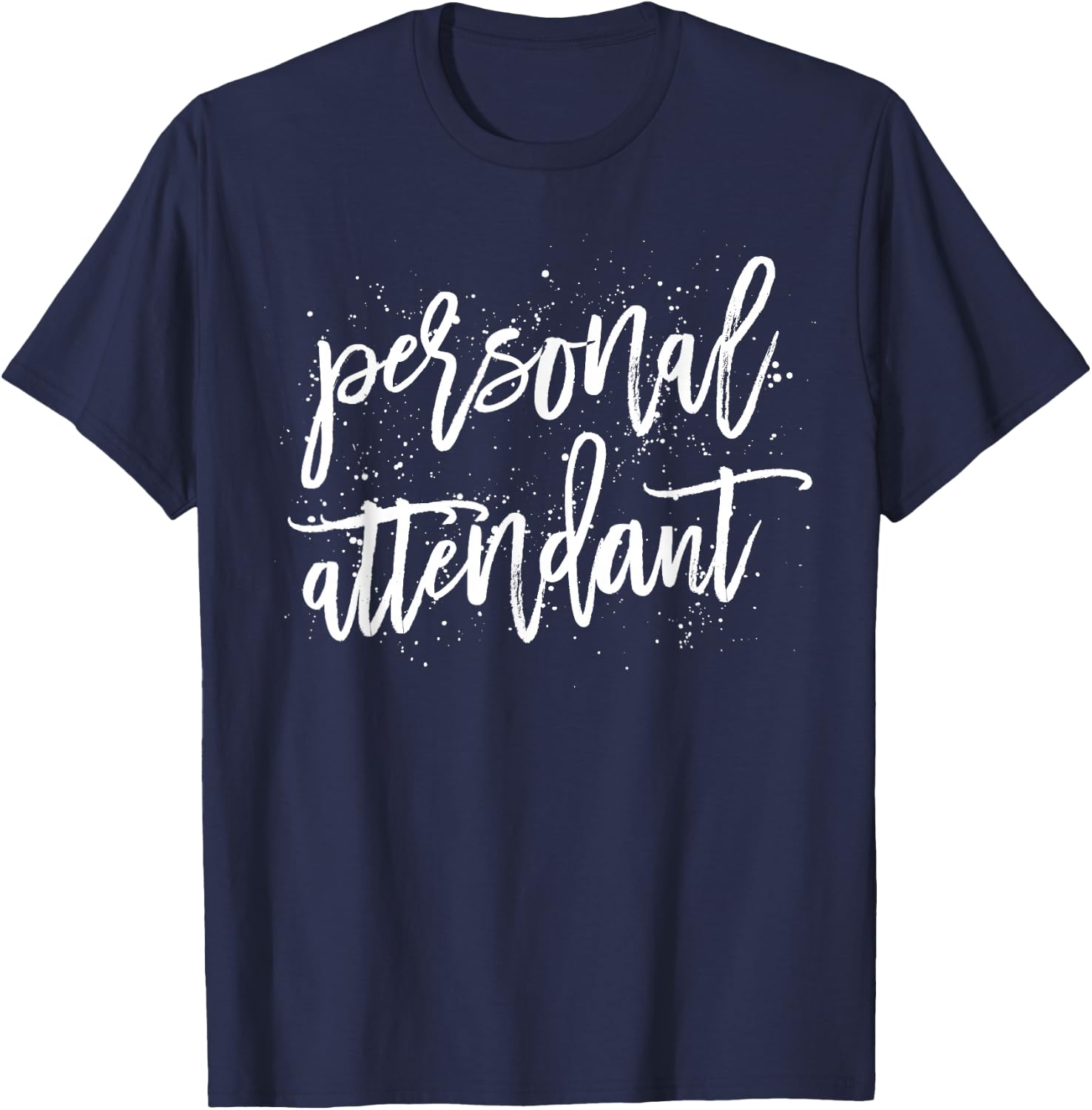 Personal Attendant Shirt Bride Party Bachelorette T-Shirt - T-Shirt | Navy