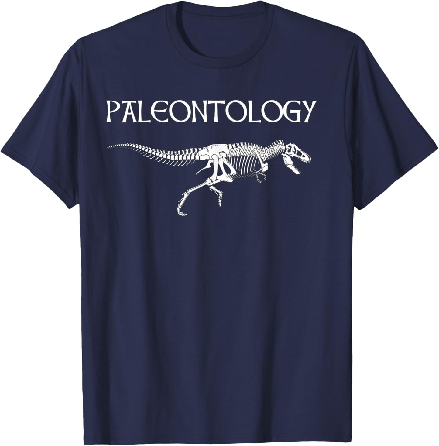 Paleontology Tyrannosaurus Rex Dinosaur Fossil T-Shirt - T-Shirt | Navy