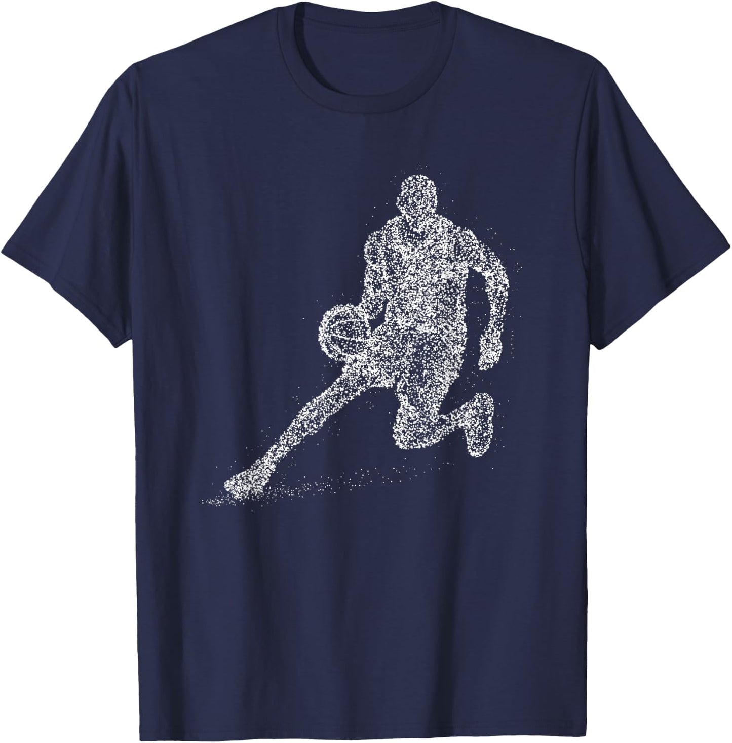 Basketball Player Basketballer Graphic T-Shirt - T-Shirt | Navy