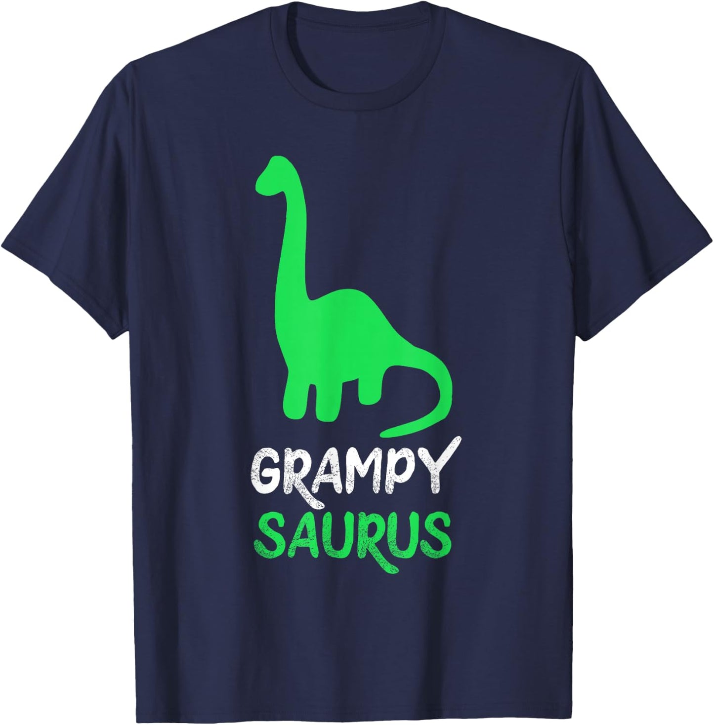 Grampy-Saurus Funny Dino Dinosaur GrampySaurus T-Shirt - T-Shirt | Navy