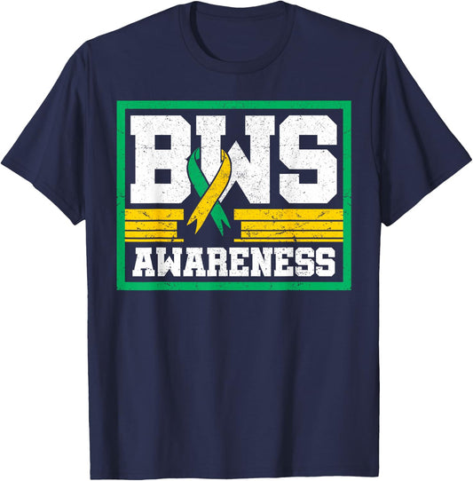 Beckwith–Wiedemann Syndrome Awareness Advocate BWS Warrior T-Shirt - T-Shirt | Navy