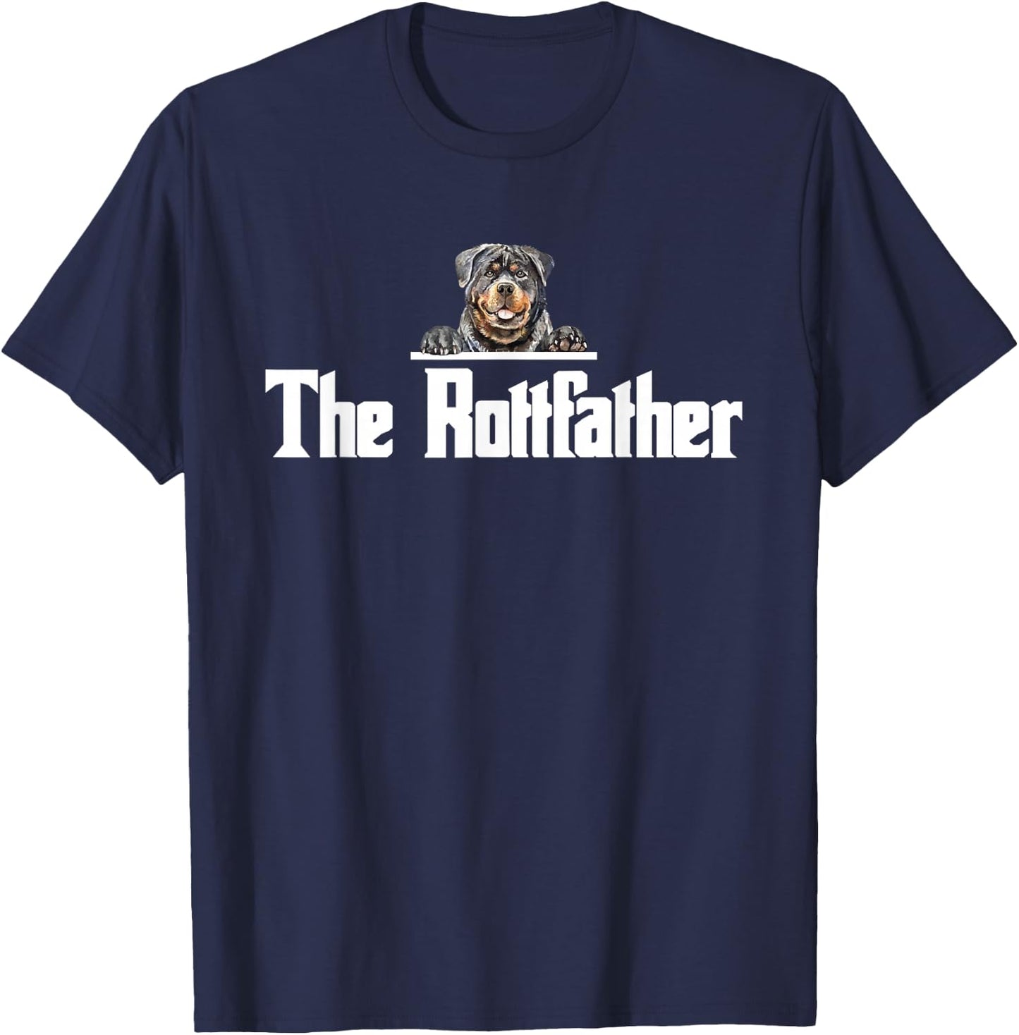 The Rottfather rottweiler dog Lover costume,Rottweil Owners T-Shirt - T-Shirt | Navy