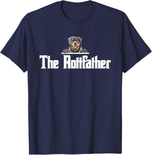 The Rottfather rottweiler dog Lover costume,Rottweil Owners T-Shirt - T-Shirt | Navy