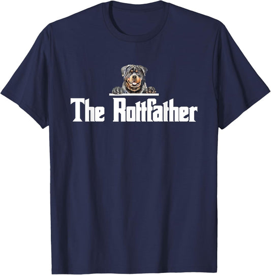 The Rottfather rottweiler dog Lover costume,Rottweil Owners T-Shirt - T-Shirt | Navy