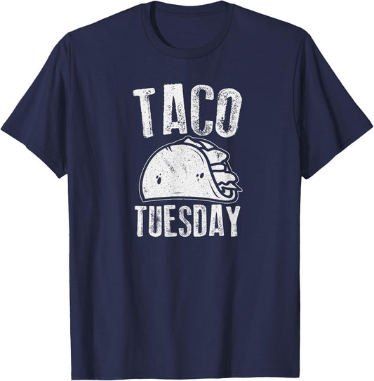 Taco Tuesday Shirt Cinco De Mayo Mexican Food Mexico T-Shirt - T-Shirt | Navy