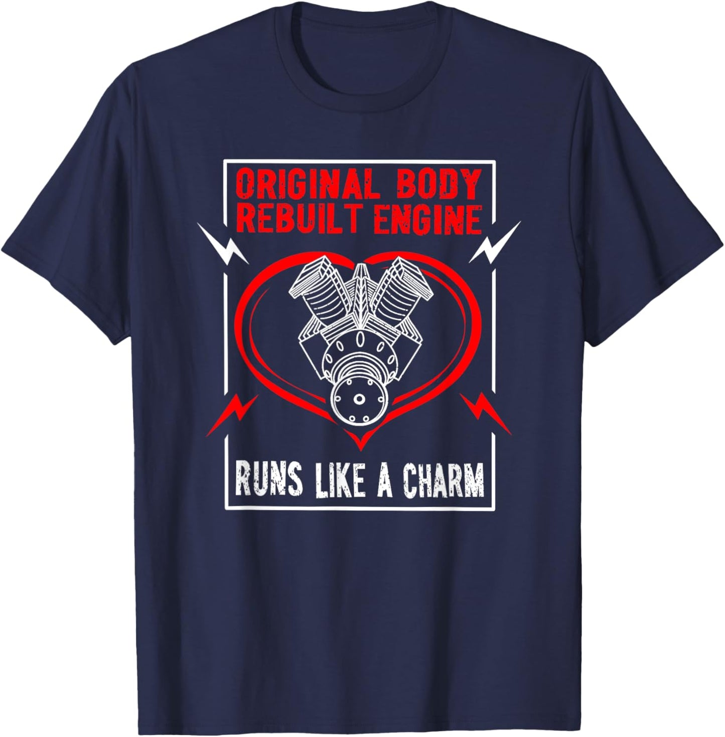 Funny Open Heart Surgery Gift Recovery Patient Kids T-Shirt - T-Shirt | Navy