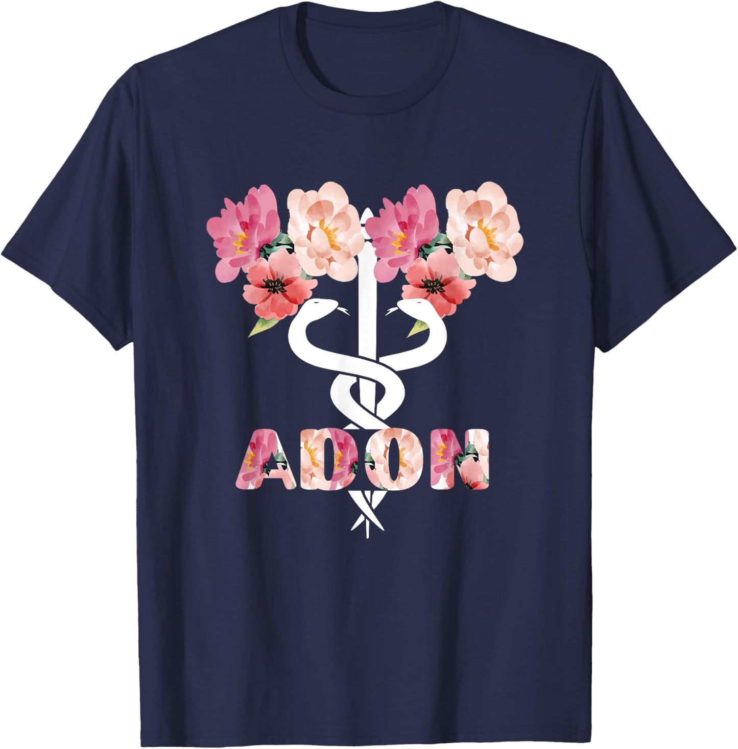 ADON Caduceus Assistant Director Of Nursing T-Shirt - T-Shirt | Navy