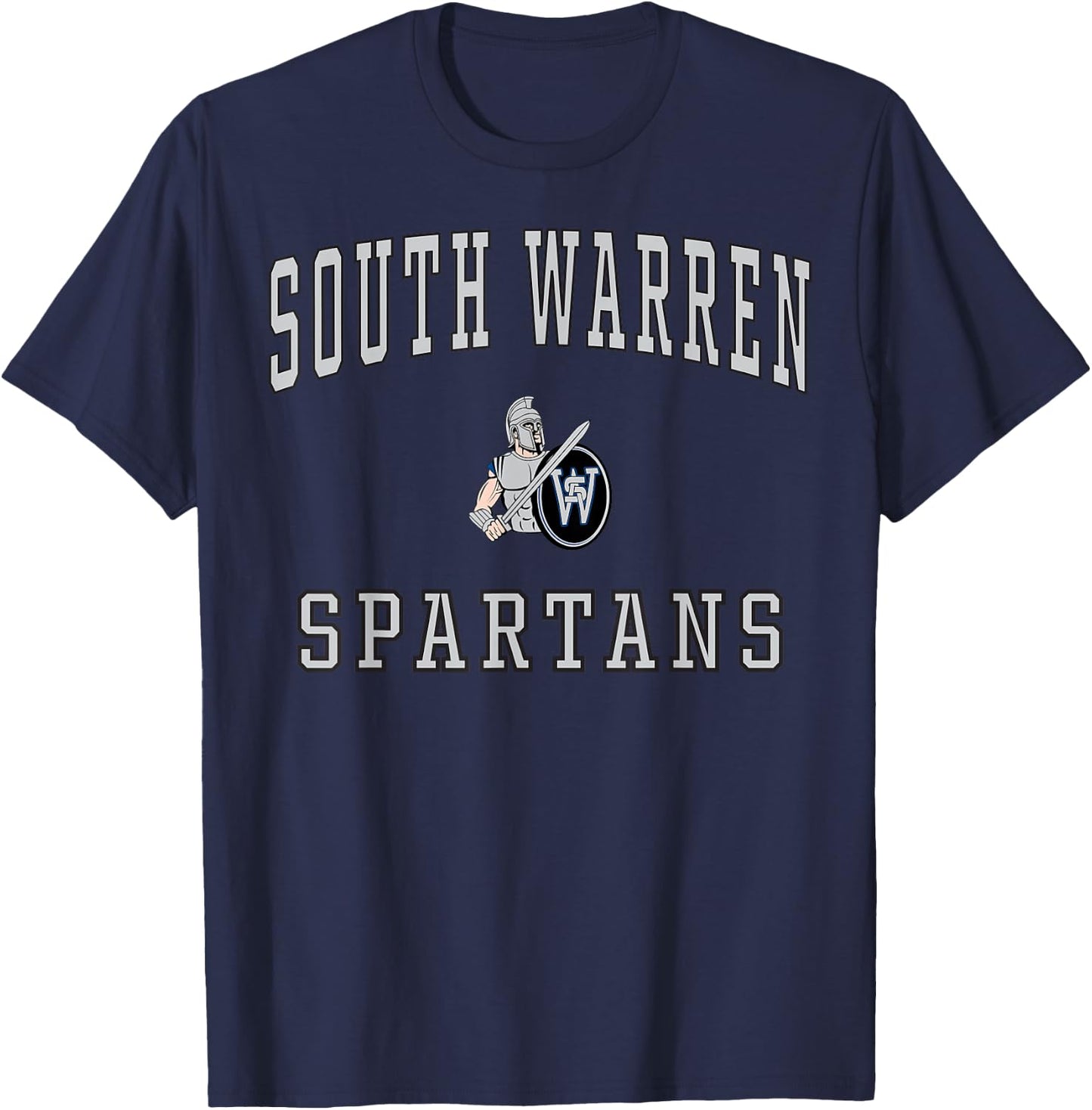 South Warren High School Spartans C1 T-Shirt - T-Shirt | Navy