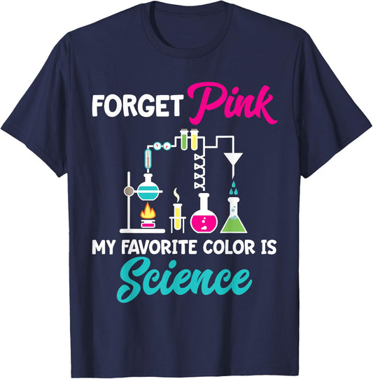 Science Girl Shirt STEM Engineering Scientist Gift T-Shirt - T-Shirt | Navy