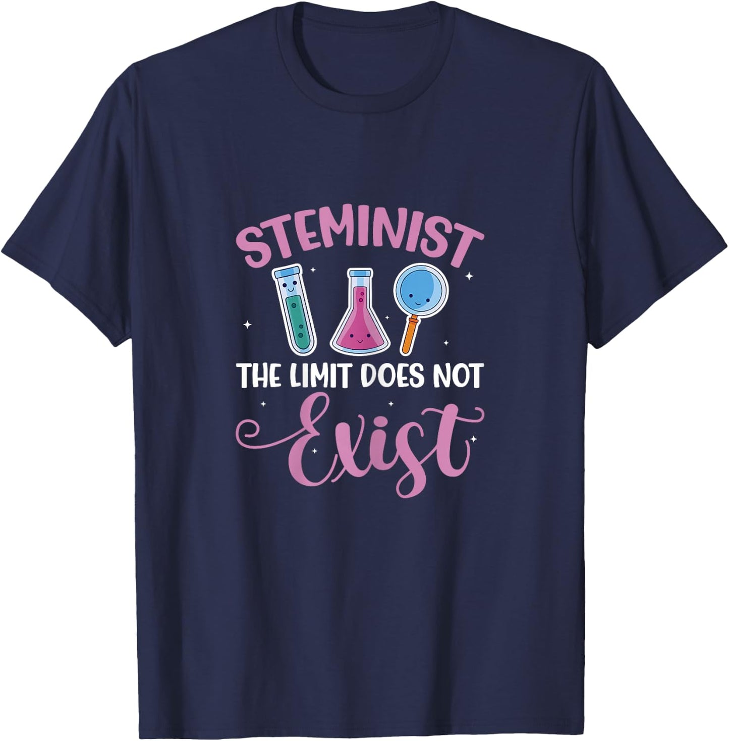 Steminist The Limit Does Not Exist Stem Steminist T-Shirt - T-Shirt | Navy