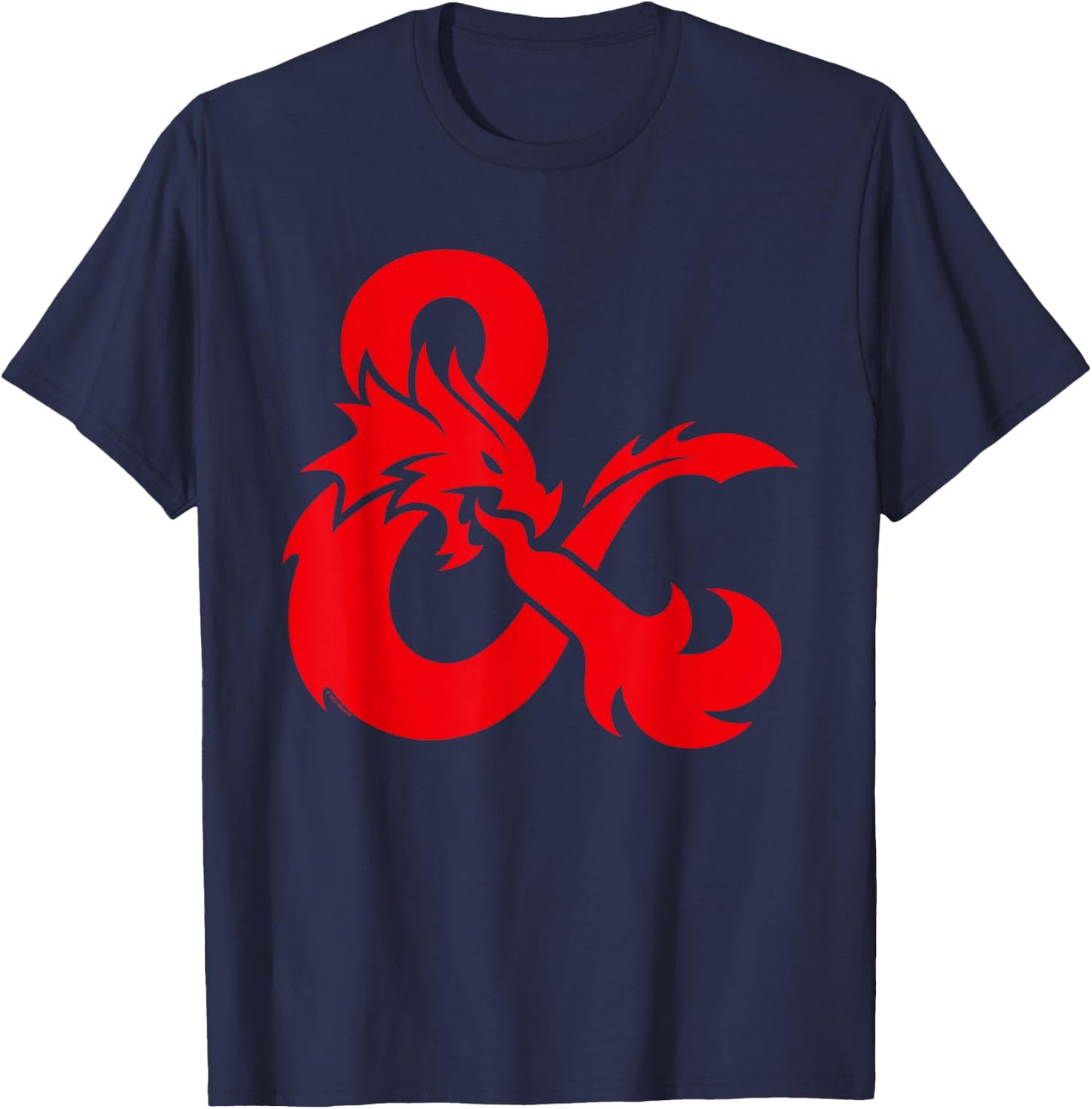 Dungeons & Dragons Ampersand Only Logo T-Shirt - T-Shirt | Navy