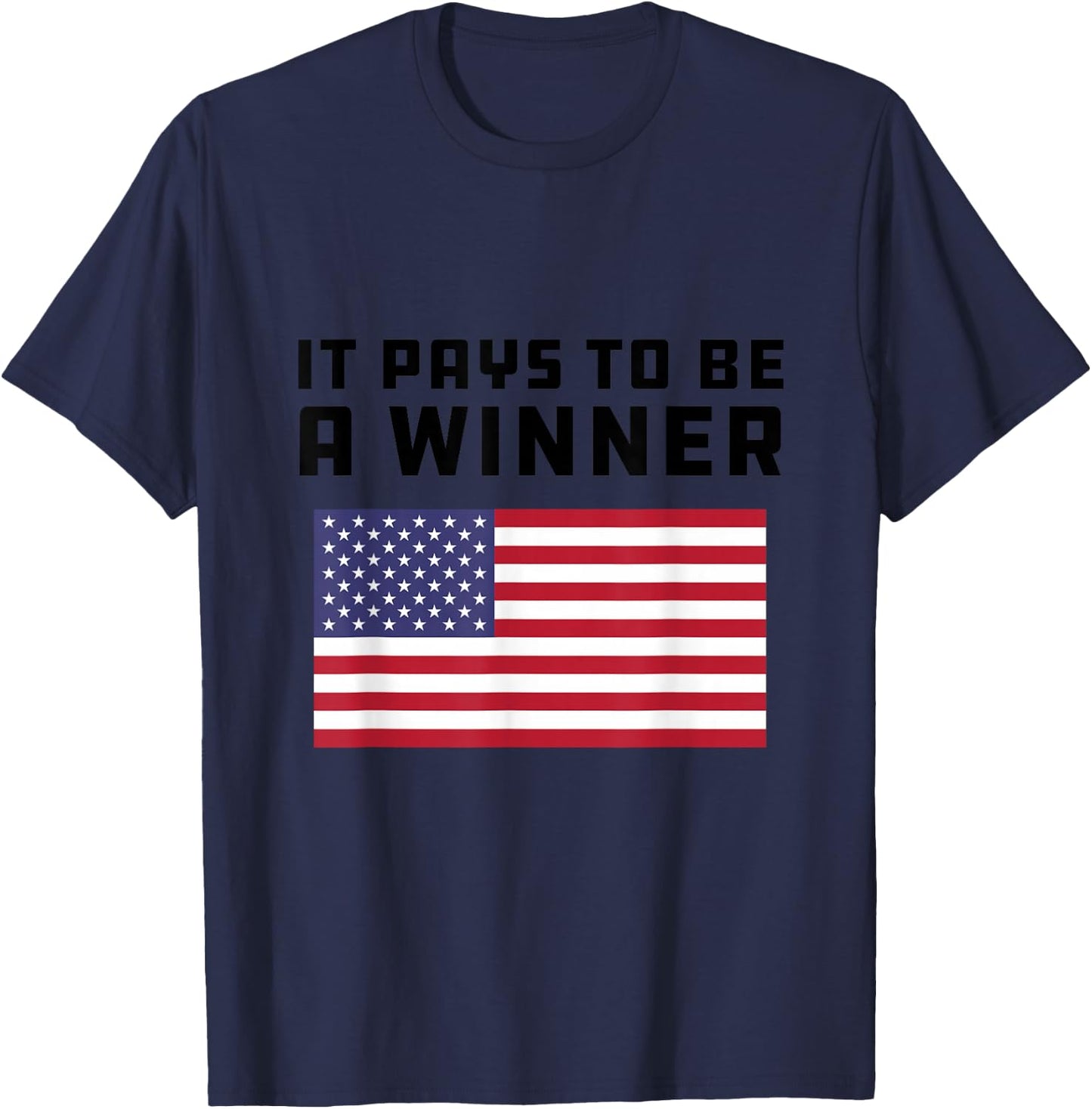 It Pays To Be a Winner | Athlete Military Special Forces T-Shirt - T-Shirt | Navy