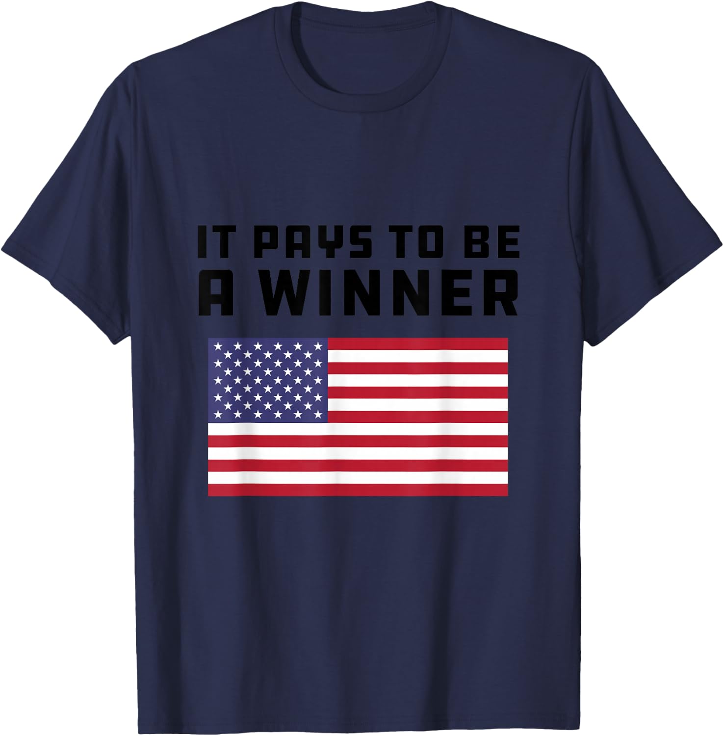 It Pays To Be a Winner | Athlete Military Special Forces T-Shirt - T-Shirt | Navy