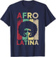 Afro Latina and Proud Shirt, Black Latinx Pride T-Shirt - T-Shirt | Navy