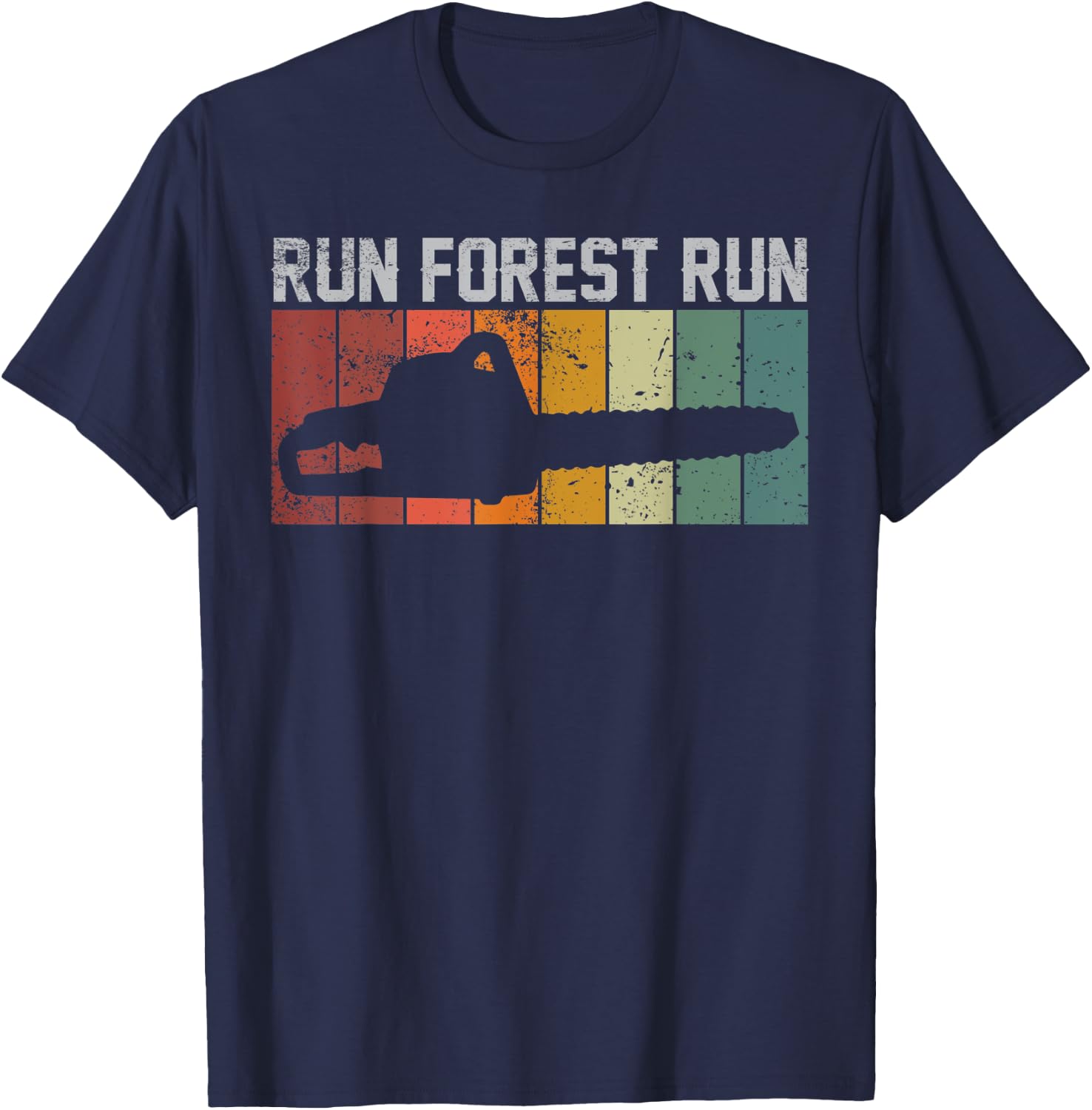 Lumber Jack Chop Wood Chainsaw T-Shirt - T-Shirt | Navy