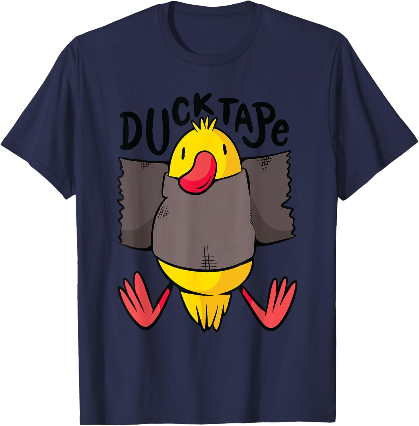 Duck Ribbon Funny T-Shirt - T-Shirt | Navy