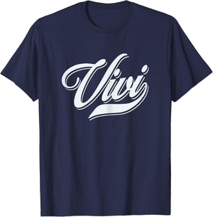 Wife Girls Funny Humor Gift for Vivi T-Shirt - T-Shirt | Navy