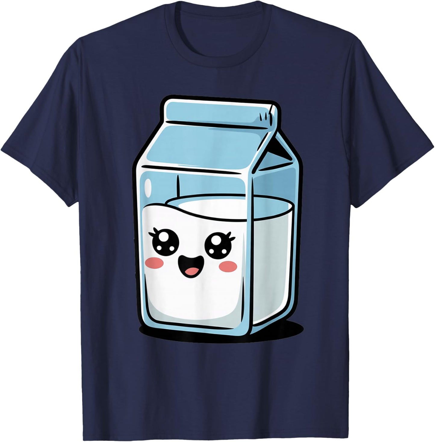 Cute Milk Cookie Halloween Costume Kawaii Couple Matching T-Shirt - T-Shirt | Navy