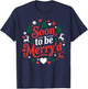 Soon To Be Merry'd Christmas Engaged Couple Matching Family T-Shirt - T-Shirt | Navy