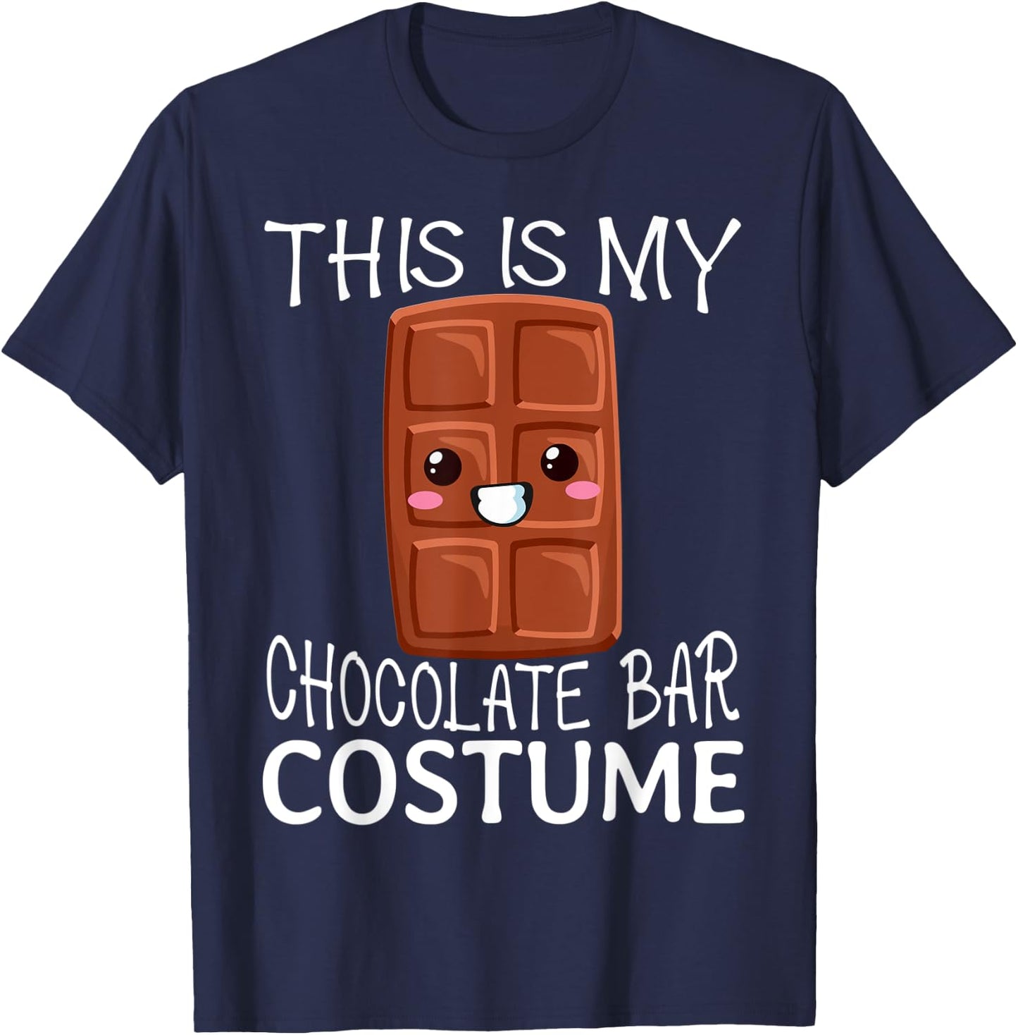 Smores Chocolate Bar Camping Kawaii Halloween Group Costumes T-Shirt - T-Shirt | Navy
