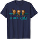 Pura Vida Monkeys Costa Rica T-Shirt - T-Shirt | Navy