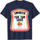 Smooth Yumyum Bottle Label Halloween 2024 Couples Costume T-Shirt - T-Shirt | Navy