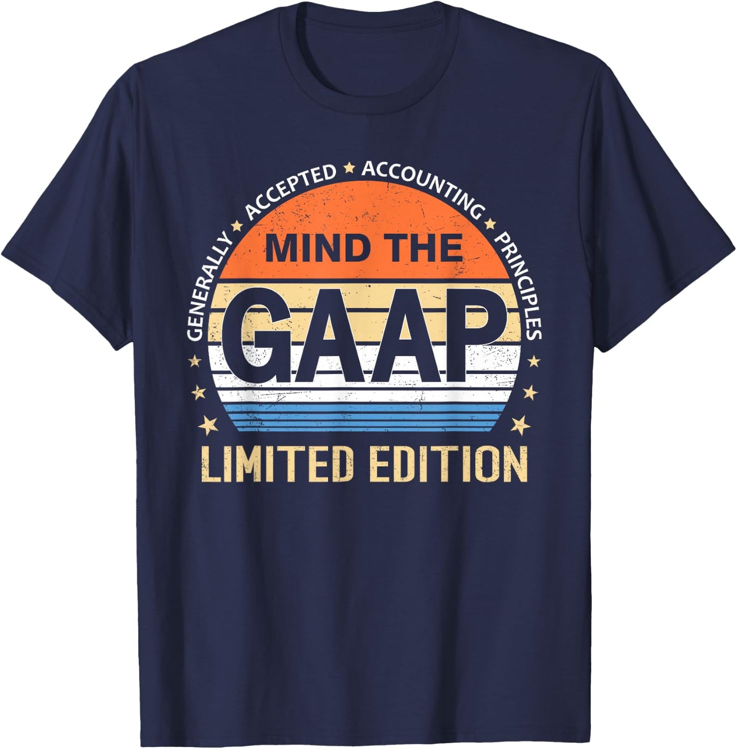 GAAP Funny Accountant Vintage Limited Edition T-Shirt - T-Shirt | Navy