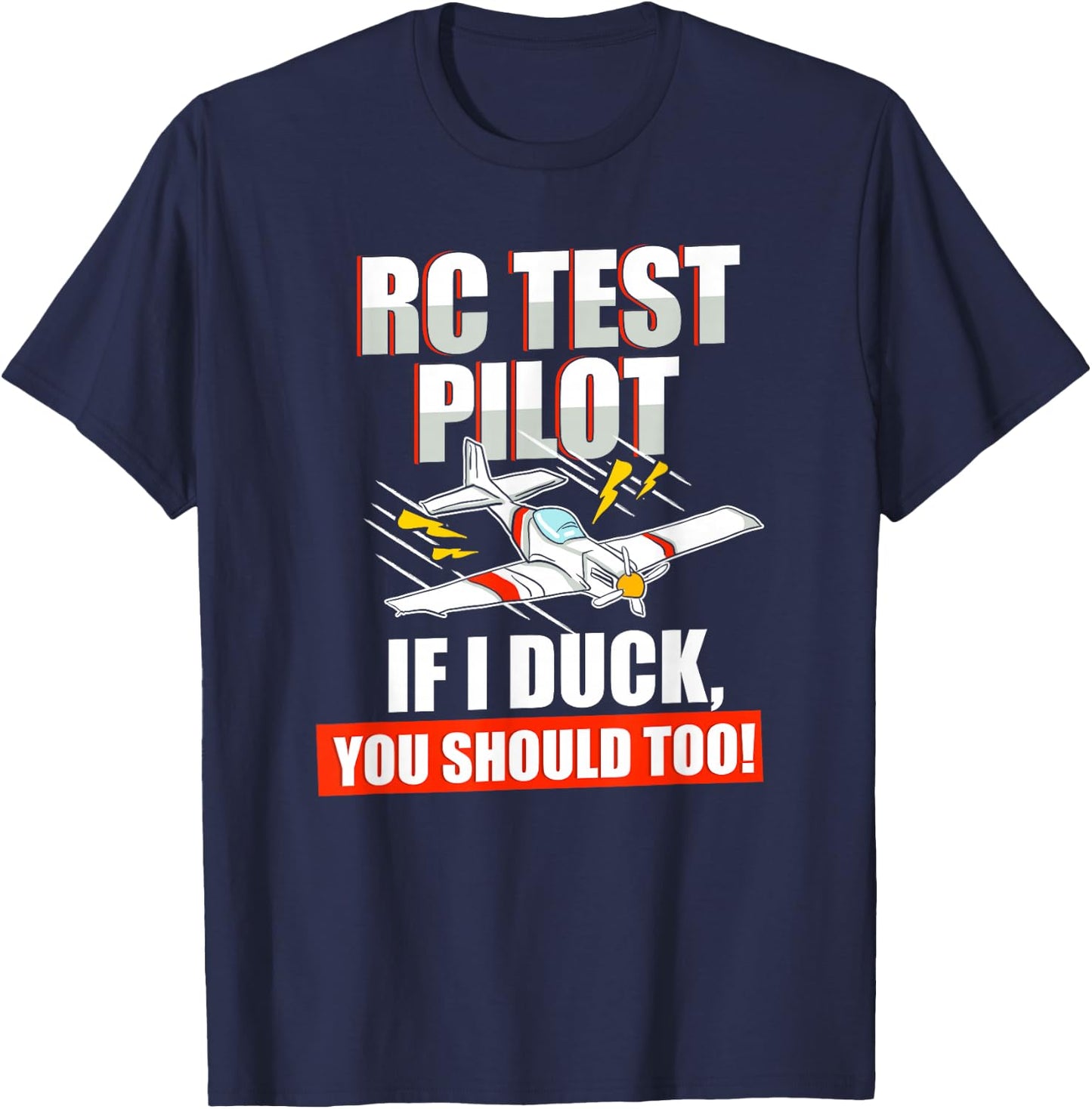 RC Plane Pilot Radio Controlled Flyer T-Shirt - T-Shirt | Navy