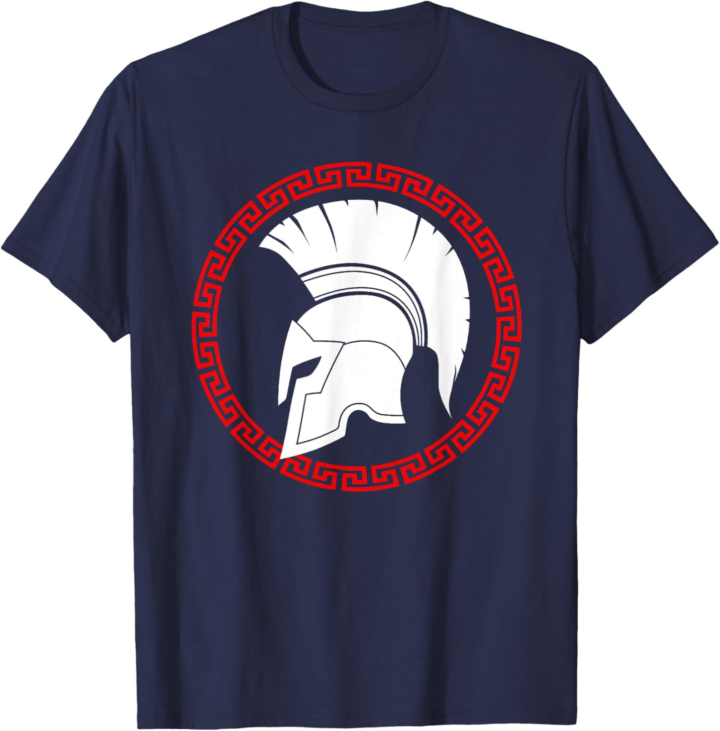 Sparta Spartan Warrior Greece Gift T-Shirt - T-Shirt | Navy