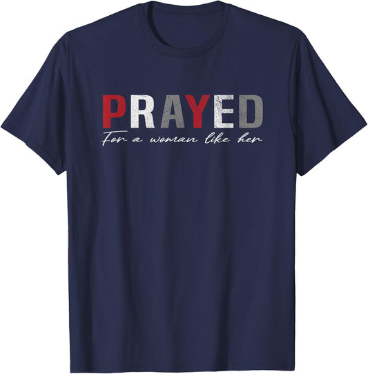 Prayed for a woman like her - I'M Her Matching Couples T-Shirt - T-Shirt | Navy