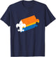 Kids Vintage Fleur Di Lis T-Shirt - T-Shirt | Navy