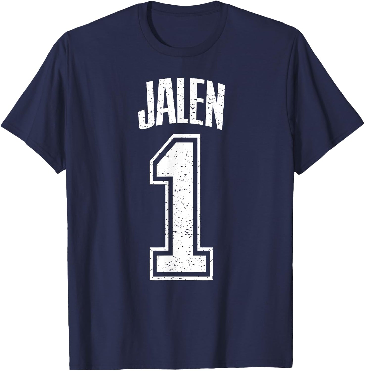 Jalen Supporter Number 1 Greatest Fan T-Shirt - T-Shirt | Navy