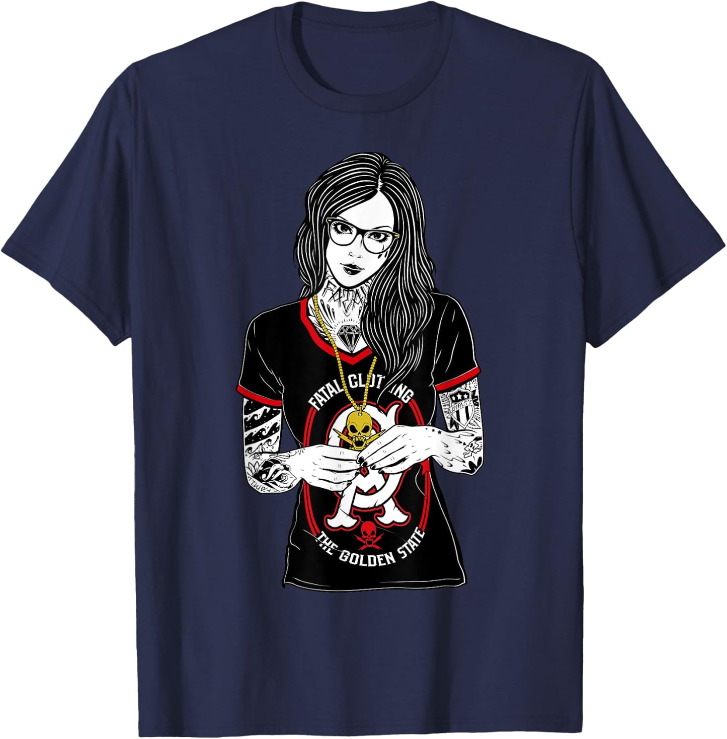 Goldie T-Shirt - T-Shirt | Navy