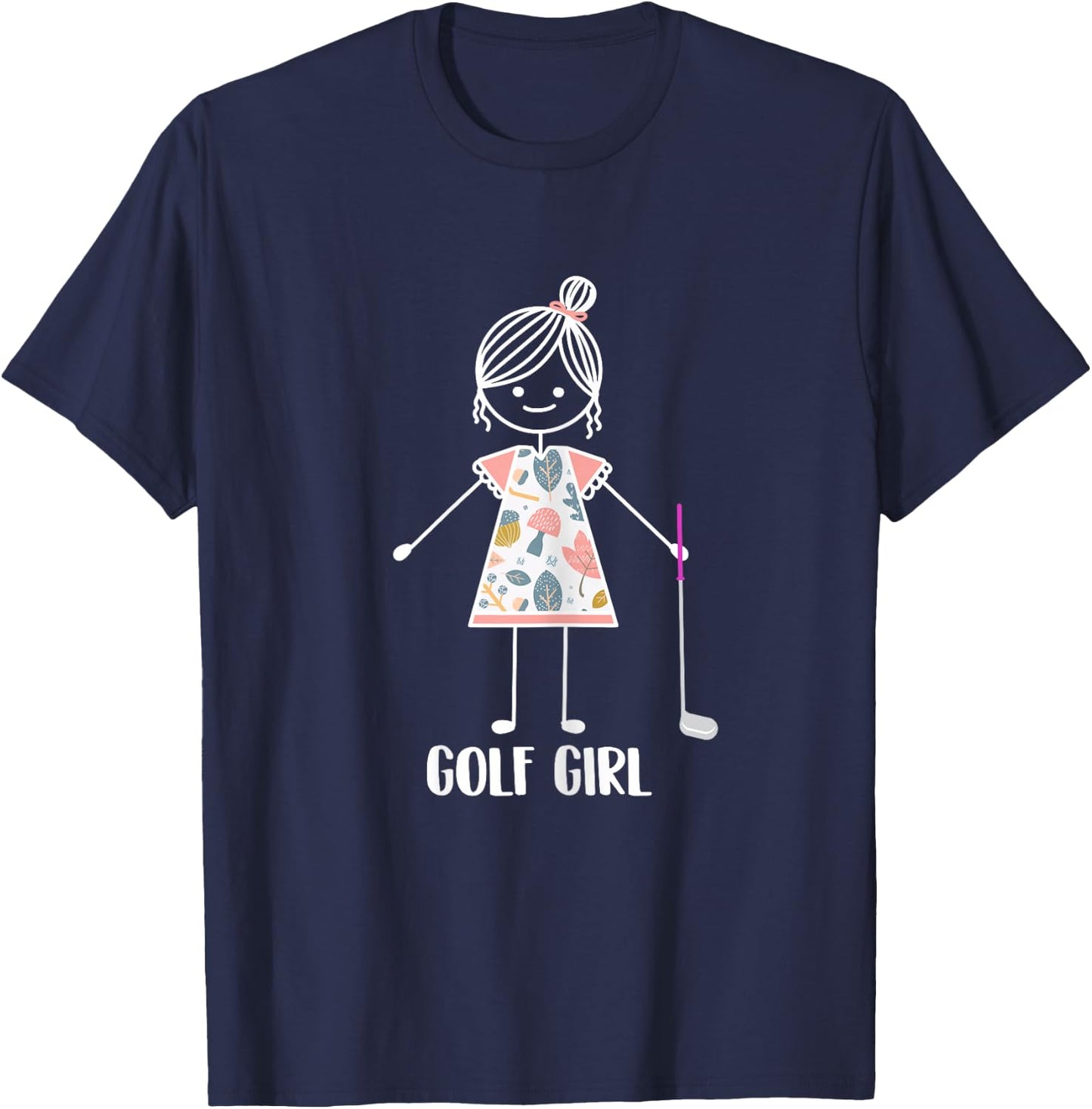 Golg Girl - Golf Lover Golfer Life Golfing T-Shirt - T-Shirt | Navy