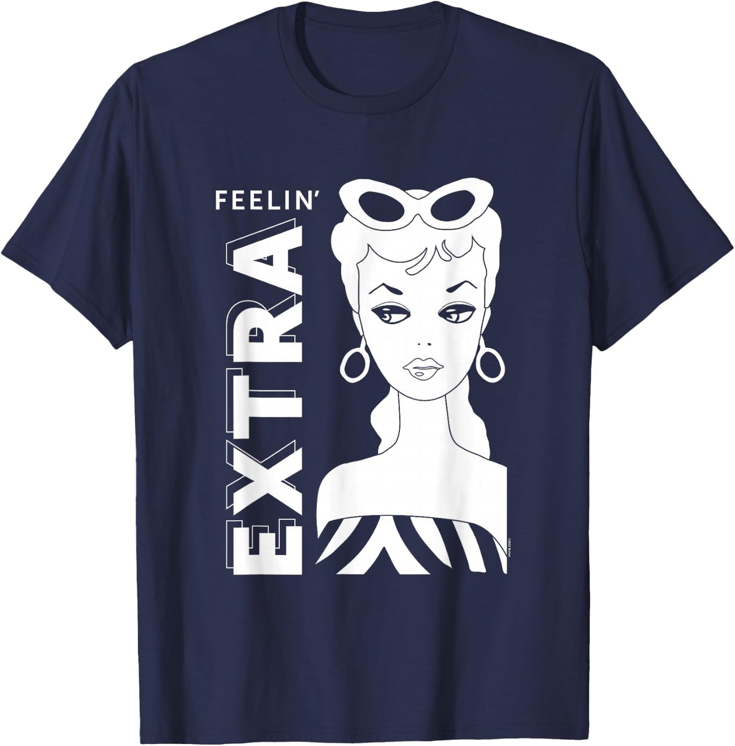Barbie - Feelin' Extra T-Shirt - T-Shirt | Navy