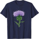Scottish Thistle Flower of Scotland T-Shirt - T-Shirt | Navy