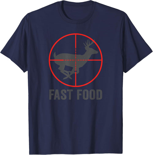 Fast Food | Funny Deer Hunting retro distressed style