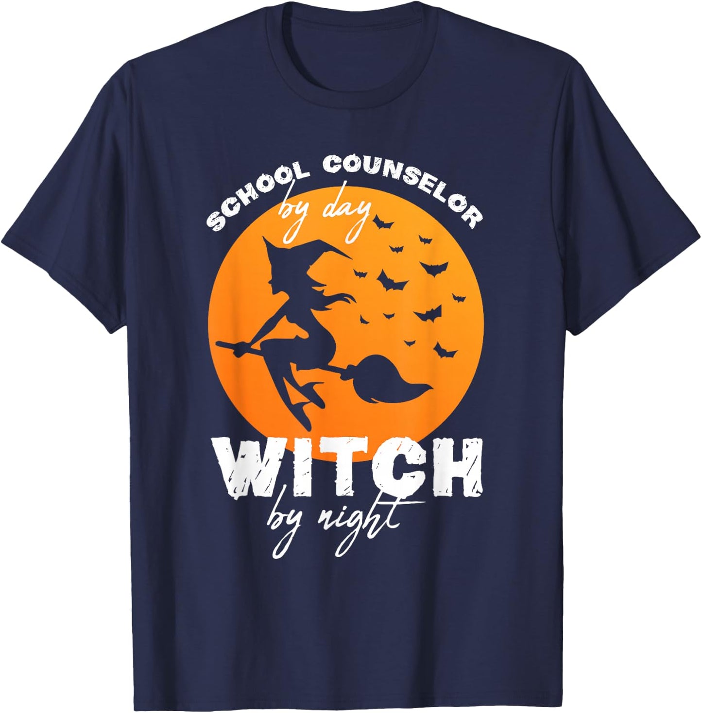 Halloween School Counselor T-Shirt - T-Shirt | Navy