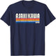 Retro Vintage 70s 80s Style Asahikawa, Japan T-Shirt - T-Shirt | Navy